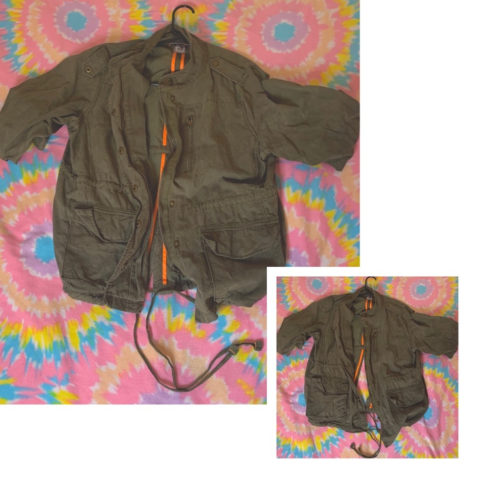 Olive Green Utility Jacket